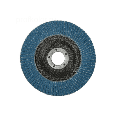 Круг/диск лепестковый Р40 для работы по металлу, D=115/22 мм, угловой T4380.0040.3 